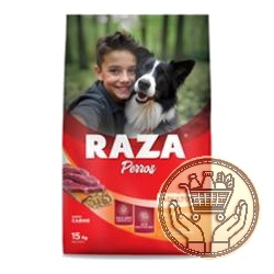 alimento para perros raza adultos carne 15kgs