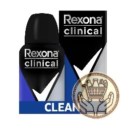 antitranspirante rexona clinical clean en aerosol 150cm3