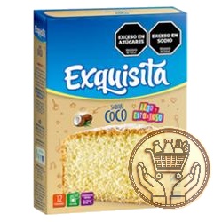 polvo para preparar bizcochuelo exquisita coco 540grs