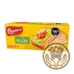 tostadas bauducco integral 142grs