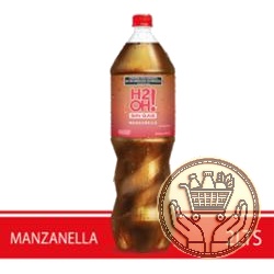 agua saborizada sin gas h2oh manzanella 2000cm3