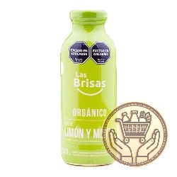 jugo las brisas orgánico limón y menta 330cm3