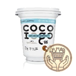 alimento tipo yogur vegano coco iogo natural sin azúcar agregada 320grs