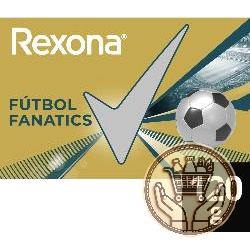 jabón de tocador rexona fútbol fanatics 120grs