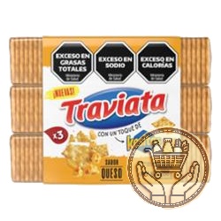galletitas crackers traviata kesitas pack familiar x3 288grs