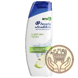 shampoo anticaspa head & shoulders manzana fresh 180cm3