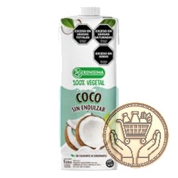 bebida vegetal la serenisima con coco sin endulzar 1lts
