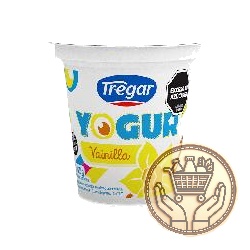 yogur entero tregar sabor vainilla pote 125grs