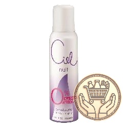 desodorante ciel nuit 0% alcohol y aluminio en aerosol 144cm3