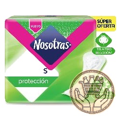 protectores diarios nosotras normal 100uni