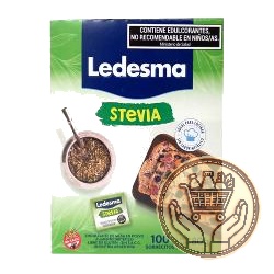 edulcorante en polvo ledesma con stevia x100 80grs