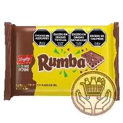 galletitas dulces rellenas rumba pack familiar x3 330grs