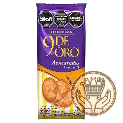 bizcochos 9 de oro azucarados 210grs