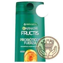 shampoo fructis probióticos fuerza 350cm3