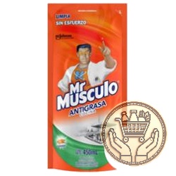limpiador de cocina mr. músculo antigrasa doypack 450cm3