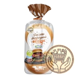 pan para hamburguesa ecoop tipo brioche 200grs