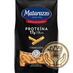 fideos matarazzo proteína plus tirabuzón 400grs
