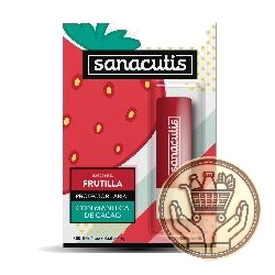 protector labial sanacutis frutilla con manteca de cacao 1uni