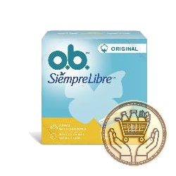 tampones o.b. siempre libre original medio 8uni