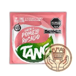 polvo para preparar bebida tang sabor pomelo rosado 15grs