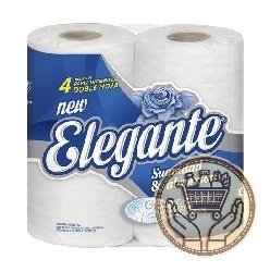 papel higiénico elegante doble hoja 120mts