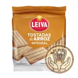 tostadas de arroz integral leiva 150grs