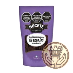aceitunas negras nucete en rodajas doypack 90grs