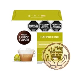 cápsulas de capuccino nescafé dolce gusto 117grs