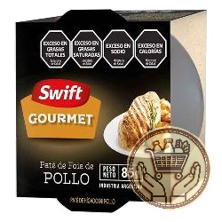 paté de foie swift gourmet de pollo 85grs