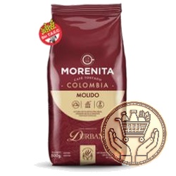 café tostado molido morenita colombia 500grs