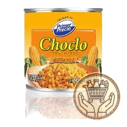 choclo amarillo primer precio en granos enteros lata 300grs
