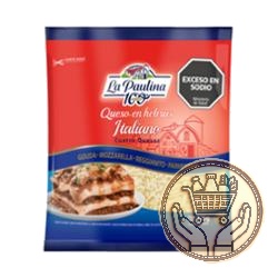 queso en hebras la paulina italiano cuatro quesos 125grs