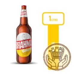 cerveza rubia brahma chopp retornable 1000cm3
