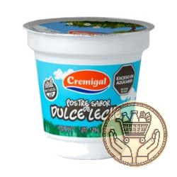 postre cremigal sabor dulce de leche pote 125grs