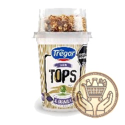 yogur entero tregar tops con granola pote 155grs