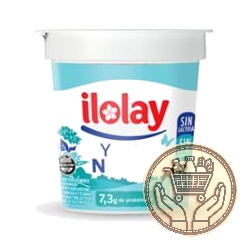 yogur parcialmente descremado ilolay batido sabor natural pote 140grs