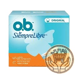 tampones o.b. siempre libre original super 8uni