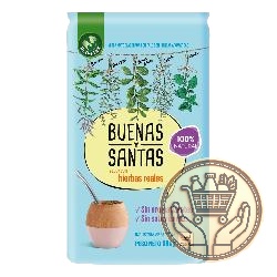 yerba mate buenas y santas con hierbas 500grs