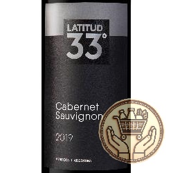 vino tinto latitud 33 cabernet sauvignon 750cm3