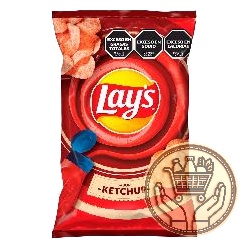 papas fritas lays ketchup 77grs