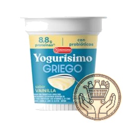 yogur yogurisimo griego batido sabor vainilla pote 140grs