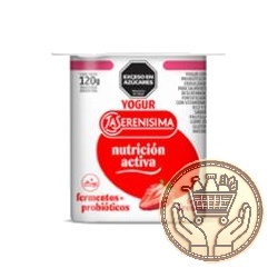 yogur la serenisima nutrición activa frutilla 120grs