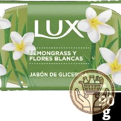 jabón de glicerina lux limón y flores 90grs
