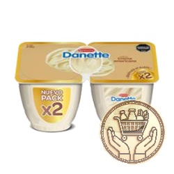 postre danette sabor americana x2 190grs