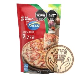 salsa lista arcor pizza doypack 340grs