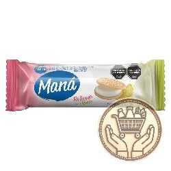 galletitas dulces rellenas maná vainilla con limón 152grs