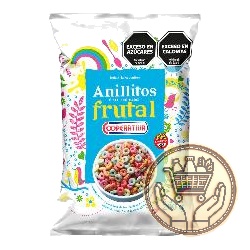 anillitos de cereal sabor frutal cooperativa 200grs
