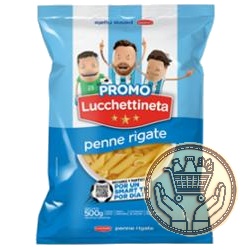 fideos lucchetti penne rigate 500grs
