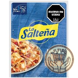ravioles la salteña carne y verdura 450grs