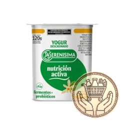 yogur descremado la serenisima nutrición activa vainilla pote 120grs